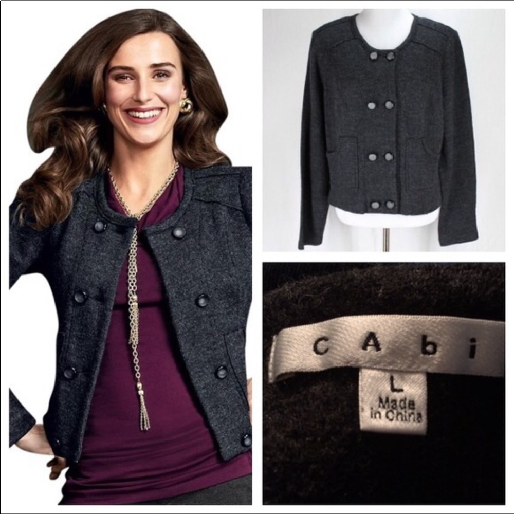 CAbi #184 Wool "my fair" jacket. This is a lovely jacket. Fits more like a M